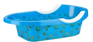 АЛЬТЕРНАТИВА Ванночка детская Рыбки синий М6508