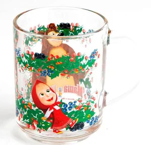 КОРАЛЛ Кружка 350 мл. МАША И МЕДВЕДЬ