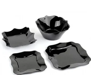 LUMINARC Набор столовый 19 пр.  Authentic Black  E 6196