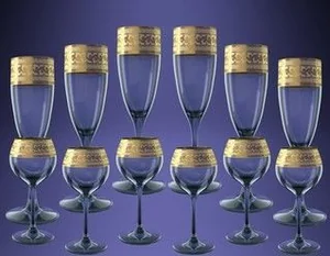 ГУСЬ ХРУСТАЛЬНЫЙ Универсальный набор 12пр. Версаче GE08-1687/1801