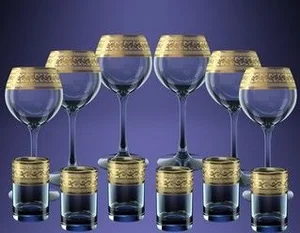 ГУСЬ ХРУСТАЛЬНЫЙ Универсальный набор 12пр. Версаче GE08-411/837