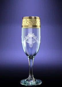 ГУСЬ ХРУСТАЛЬНЫЙ Набор бокалов для шампанского Мускат 190мл. GE05-419