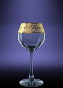 ГУСЬ ХРУСТАЛЬНЫЙ Набор бокалов для вина Версаче 210мл. GE08-1689