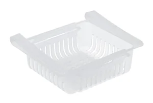 Marmiton Полка ПОДВЕСНАЯ в ХОЛОДИЛЬНИК раздвижная, пластик 20,5-28,5*16,5*7,5 см, прозрачная 17600