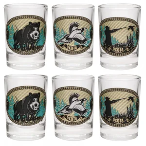 PASABAHCE Набор рюмок «Охота» 50 мл, 6 шт.,  7506