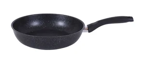 Кукмара Сковорода 24/6 см с ручкой АП (темный мрамор) линия Marble Induction смти240а