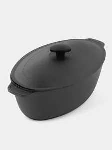 ГАРДАРИКА Гусятница чугунная объёмом 6,0 л 1206-3