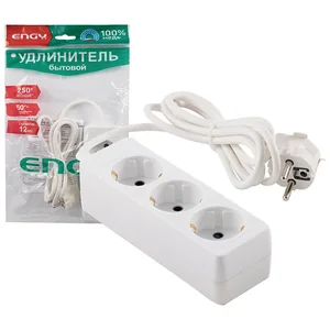 ENGY Удлинитель Гранд 1,7м/3роз с заземлением (ПВС 3х0,75) 186688-SK