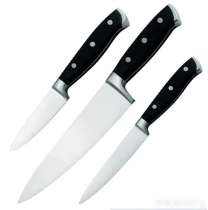 MALLONY Набор ножей цельнометаллических MEISTER (поварской, универсальный, овощной) 105098-SK