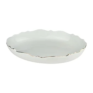 Maghsoud Овальное блюдо Волна с отводкой золотом размером 330*230*55мм, 136-S