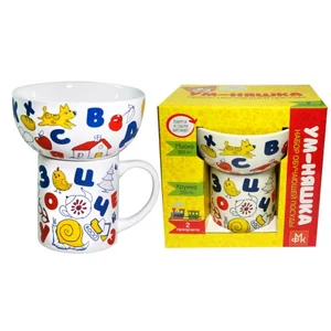 DELTA Набор посуды 2 предмета детский Алфавит MFKS2-5