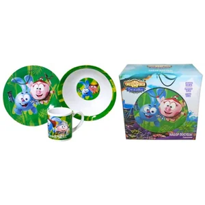 DELTA Набор посуды 3 предмета детский Смешарики SMS3-3