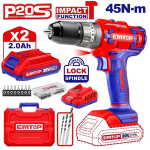 Emtop Беспроводная дрель-шуруповерт ECIDL6200128