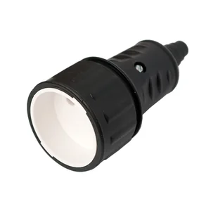 Штепсельная розетка 1-местная переносная (каучук) IP44 Р16-386