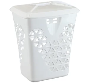 М-ПЛАСТИКА Корзина для белья 60 л ВЕНЕЦИЯ БЕЛЫЙ М 2606