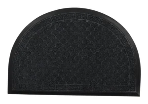 Kovroff Коврик влаговпитывающий, 40*60 см. ПОЛУКРУГ ЧЕШУЙКИ черный ПП/04/01/01