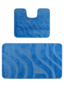 Maximus Набор ковриков для ванной 60*100+50*60 BLUE 2509 диз. 10566