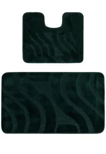 Maximus Набор ковриков для ванной 60*100+50*60 HUNTER GREEN 2536 диз. 4976