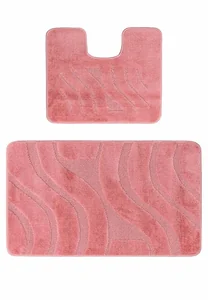 Maximus Набор ковриков для ванной 60*100+50*60 DUSTY ROSE 2580 диз. 4976