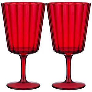 Lefard Набор Бокалов Из 2-х Штук Lotus Red 400мл 887-431