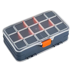 DELTA Органайзер для мелочей Blocker Expert 8" двухсторонний BR383210026 серо-свинцовый/оранжевый