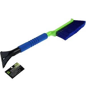 DELTA Щетка со скребком Oktan, зеленая, 425 мм (Зеленый) А3-01-03