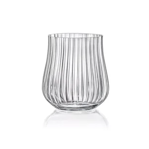 BOHEMIA Набор низких стаканов Crystalex Tulipa Optic объёмом 350 мл (6 шт.) 25300/36/350