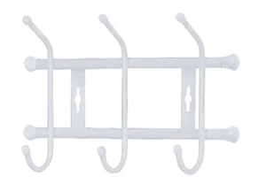 НИКА Вешалка настенная ВН3/МС матовый серый 285х180х67 3 крючка