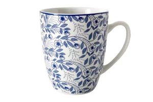 КОРАЛЛ Кружка 340мл "Floral pattern" YX2402-12M