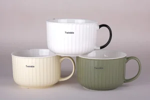 КОРАЛЛ Кружка-бульонница 800мл."Twinkle" микс 4 цв