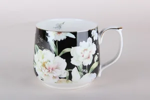 КОРАЛЛ Кружка 470мл."Midnight peony" п/у 1890BL-24M39