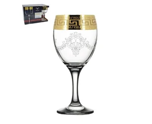 ГУСЬ ХРУСТАЛЬНЫЙ Набор бокалов для вина 350мл. Барокко EAV63-372/S/Z/6