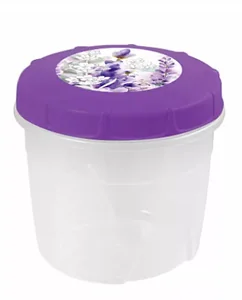 ПОЛИМЕРБЫТ Банка для хранения продуктов 0,3 л Lavender 57444
