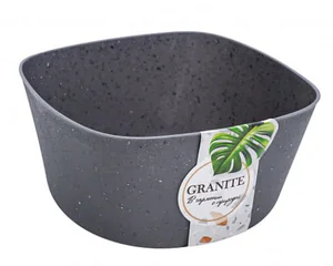 ПОЛИМЕРБЫТ Салатник 0,8 л Granite СЕРЫЙ 39605