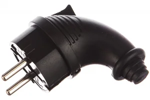 Вилка "UNIVersal" угловая c/з каучук 16А 250В IP44 109874