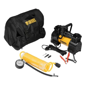 Denzel Компрессор автомобильный AC-75, 12 В, 10 атм., 75 л/мин, LED 58051