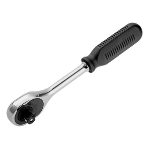 Сибртех Ключ-трещотка 1/2", 45 зубьев, с быстрым сбросом, CrV, хром 14004