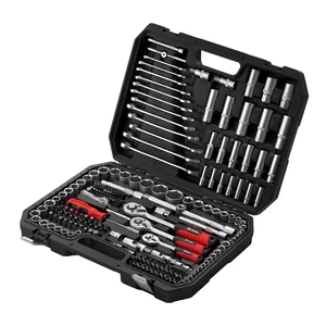 Matrix Набор инструментов, 1/2", 3/8", 1/4", пластиковый кейс 215 предметов 13589