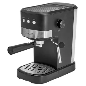 DELTA Кофеварка 1100 Вт, 1,2 л, 15 бар DE-2005 рожковая, черная