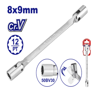 Emtop Двойной гибкий торцевой ключ EMTH2E01