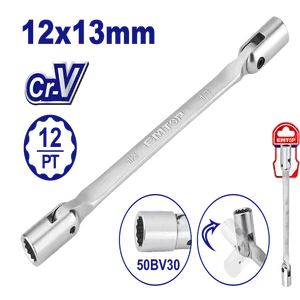 Emtop Двойной гибкий торцевой ключ EMTH2E03