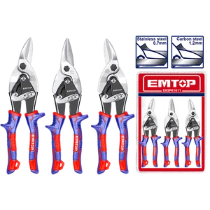 Emtop Ножницы по металлу 3шт EASPK1011