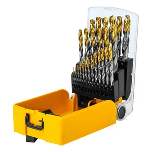 Denzel Набор сверл по металлу, 1-13 мм, Р6М5-TiN, Golden Tip, 25 шт 723009