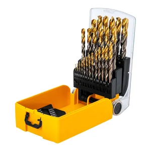 Denzel Набор сверл по металлу, 1-13 мм, Р6М5К8-TiN, Golden Tip, 25 шт 723010