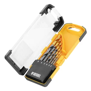 Denzel Набор сверл по металлу, 2-8мм, Р6М5К8-TiN, Golden Tip, 6 шт 723004