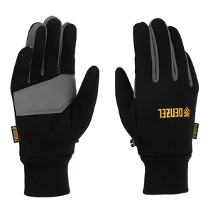 Denzel Перчатки универсальные, двойные, работа с сенсорным экраном, вязаная манжета, размер 9 68093