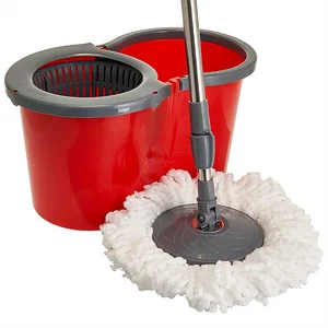 DELTA Комплект для уборки SPIN MOP (красный) 37995