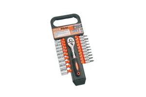 MAXPILER Набор торцевых головок с трещоткой и удлинителем (21 предмет) MXT-22-SET