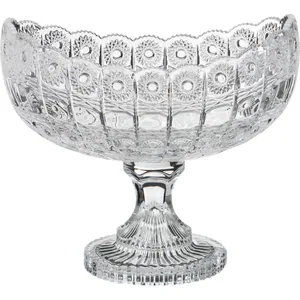 lefard Фруктовница На Ножке Muza Crystal 26,5*16 См, Высота = 23,5 См 195-134