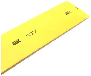 Трубка термоусаживаемая ТТУ 10/5 желтая (1м)